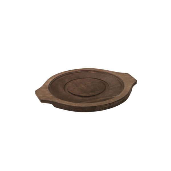 ILSA Enamelled cast-iron plate with wooden tray Basic Ø cm 26 - Image 3