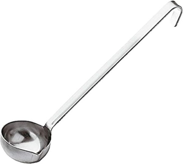 Paderno One Piece Ladle W/Spout Ø Cm 6,5 S/Steel  Short Handle
