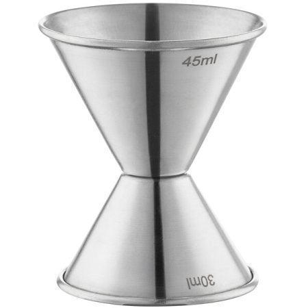 Tablecraft 1 oz. & 1.5 oz. Stainless Steel Jigger 1205