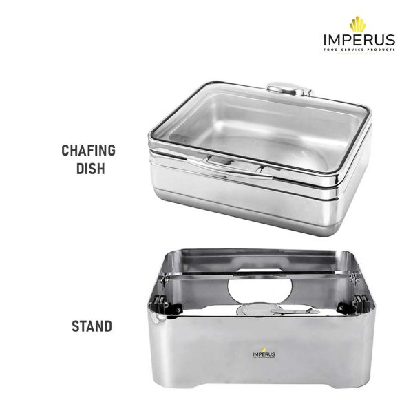 Imperus Chafing Dish Stand For - 113.21302 Square GN 2/3 Chafing Dish - Image 2