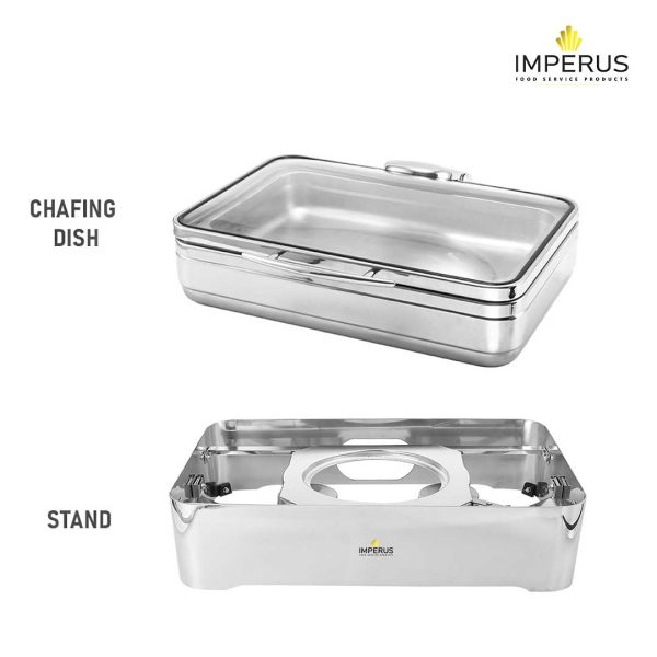 Imperus Chafing Dish Stand for - 113.21304 Oblong GN 1/1 Chafing Dish - Image 3