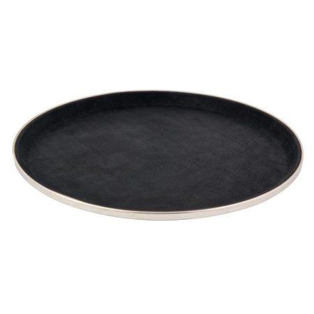 ILSA Round non-slip tray with reinforced stainless steel edge - fiberglass - Image 2