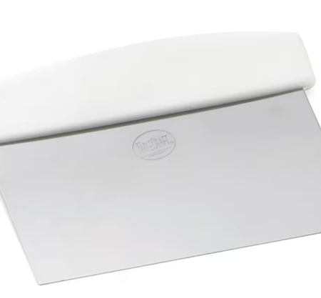 Tablecraft Dough Scraper, White Handle
