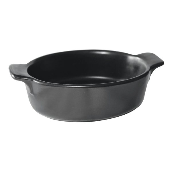 Paderno Oval Saucepan cm 13X8,2 Stoneware Black M