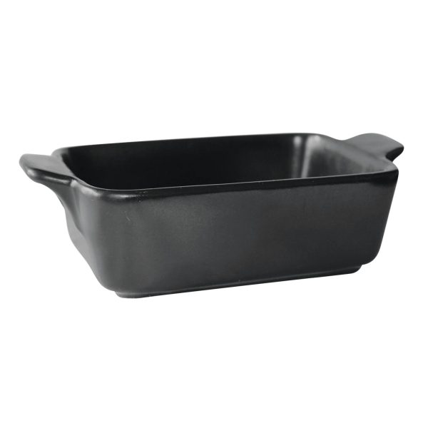 Paderno Rect Saucepan Cm 13X8,2 Stoneware Black M