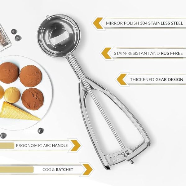 Paderno Ice Cream Scoop S/Steel - Image 6