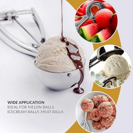Paderno Ice Cream Scoop S/Steel - Image 7