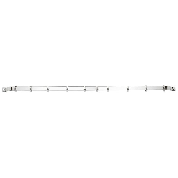 Paderno 10 Hook Wall Rack 60 CM S/Steel