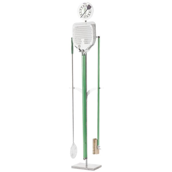 Paderno Pizza peel and utensils rack