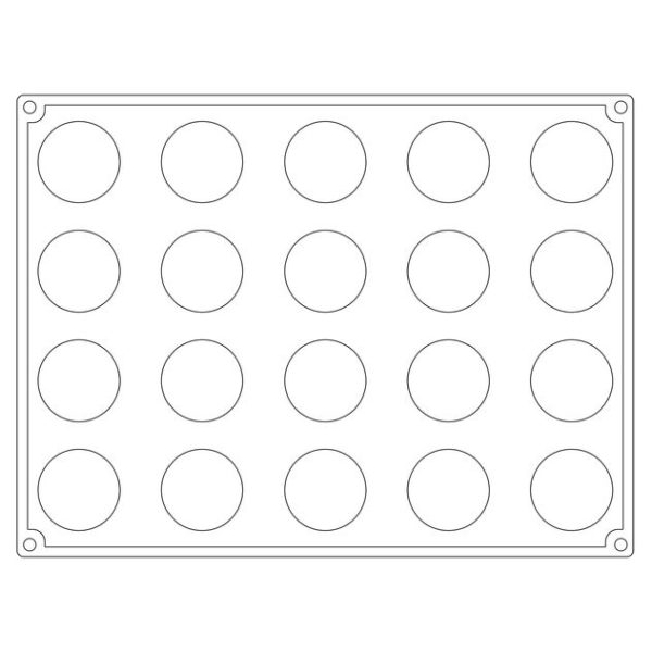 Paderno Mold Sphere Dia 50 Mm 20 Pcs Silicon - Image 4