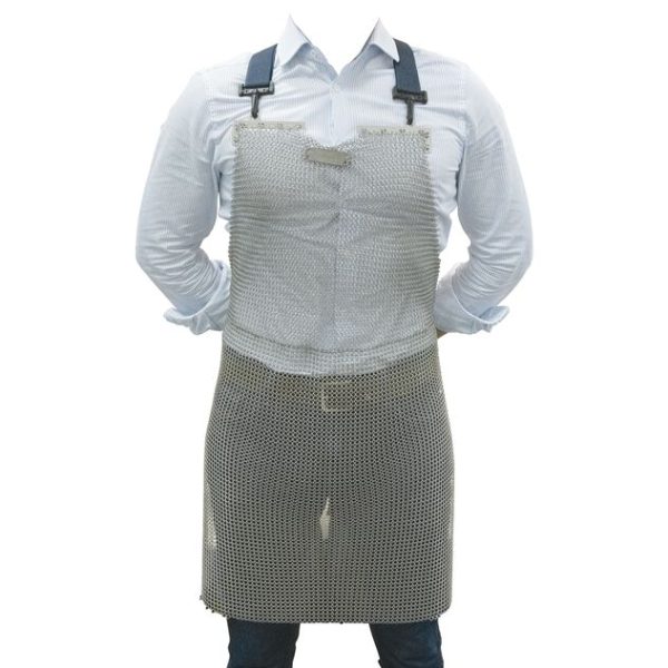 Paderno Protective Apron S/Steel Dim=75x55Cm - Image 3