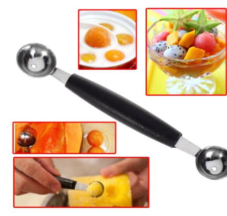 Paderno Double Melon Baller Ø Mm 22-30 S/Steel PP - Image 4