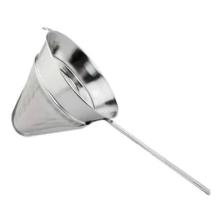 Imperus Bouillon Strainer – 22 cm Conical Fine Mesh Stainless Steel Strainer with Ergonomic Handle for Sauces, Broths, and Stocks – Heavy-Duty Kitchen Tool (528.BS22)