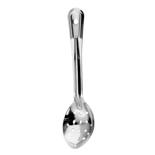 Imperus Perforated Basting Spoon Stainless Steel - 33 cm – Long-Handled, Heat-Resistant Draining Spoon for Sauces, Marinades & Roasts