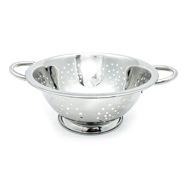 Imperus Small Colander 24x10cm – Stainless Steel Fine Mesh Strainer with Handle - Image 2