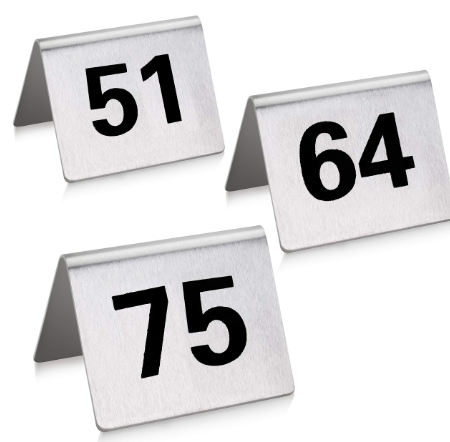 Imperus 528.STN5175 Signage Tent 5x7cm NUMBER 51-75 - Image 3
