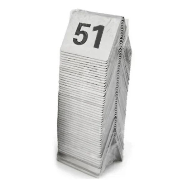 Imperus 528.STN5175 Signage Tent 5x7cm NUMBER 51-75 - Image 2