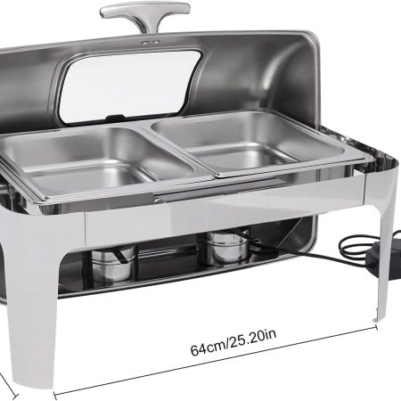 Imperus SS Rectangular Oblong Chafing Dish – 9 Ltr - Image 2