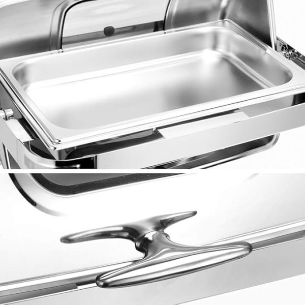 Imperus SS Rectangular Oblong Chafing Dish – 9 Ltr - Image 5