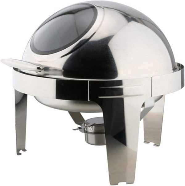 Imperus SS Round Roll Top Chafing Dish – 6 Ltr - Image 2