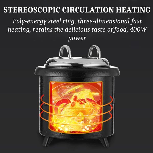 Imperus Electric SS Soup Turine – 13 Ltr - Commercial Electric Soup Warmer Pot - Image 6