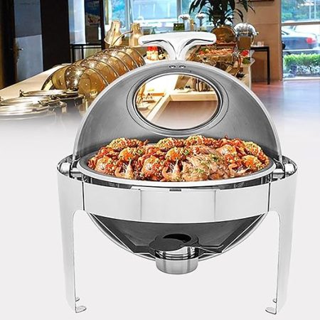 Imperus SS Round Roll Top Chafing Dish – 6 Ltr - Image 4