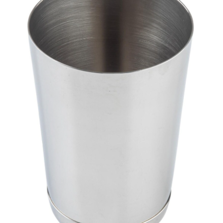 Tablecraft 16 oz Stainless Bar Cocktail Shaker