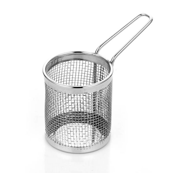 ABM S/S ROUND MINI CHIPS BASKET 7*8CM