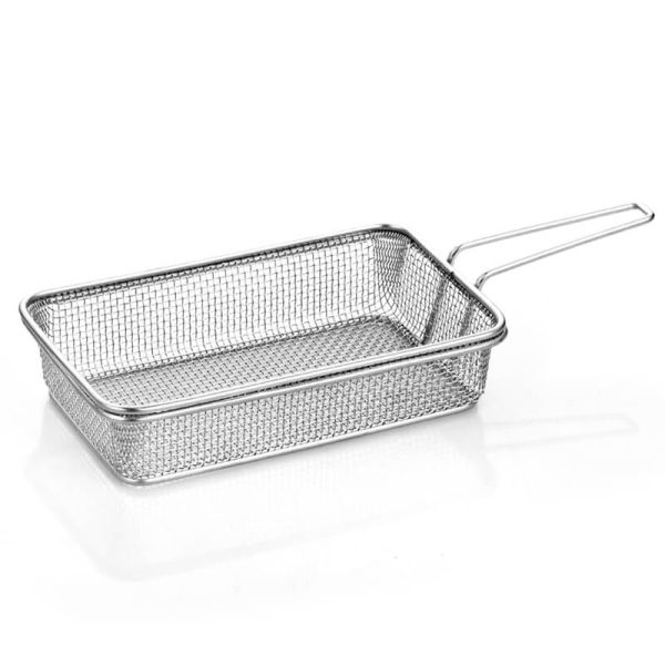 ABM S/S RCTNGL SHALLOW W.MESH S.BASKET 20*12*4
