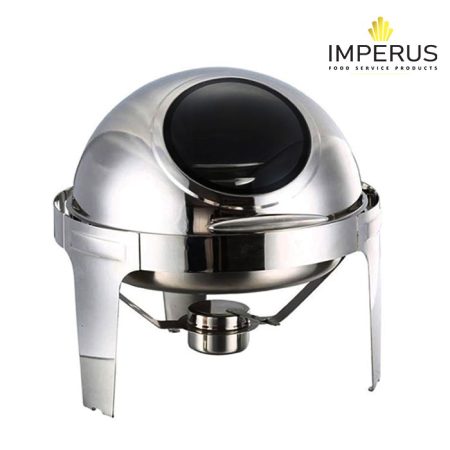 Imperus SS Round Roll Top Chafing Dish – 6 Ltr
