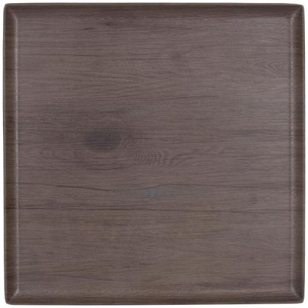 ILSA Oak wooden finish platter Woody Baker - melamine cm 30x30