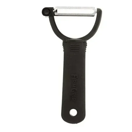 Tablecraft E5602-SE Serrated Edge Firmgrip Y Peeler Black