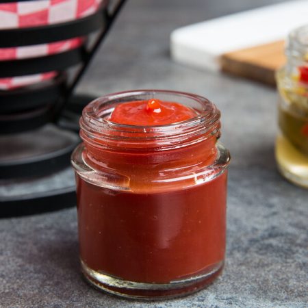 Tablecraft GJ15 1.5 oz. Glass Tasting Jar / Sauce Cup
