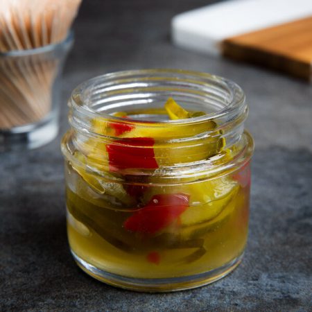 Tablecraft GJ3 3 oz. Glass Tasting Jar / Sauce Cup