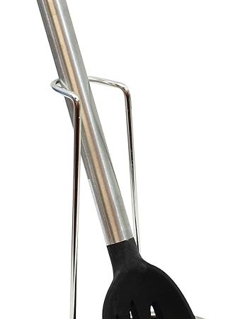 Tablecraft Stainless Steel Vertical Spoon Rest, 8-1/4"H - Image 2