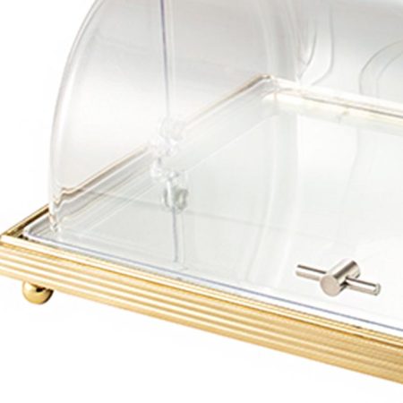 Imperus Tray with Roll Top Cover – Gold & Silver Options (58 x 39.5 x 23.5 cm) - Image 2