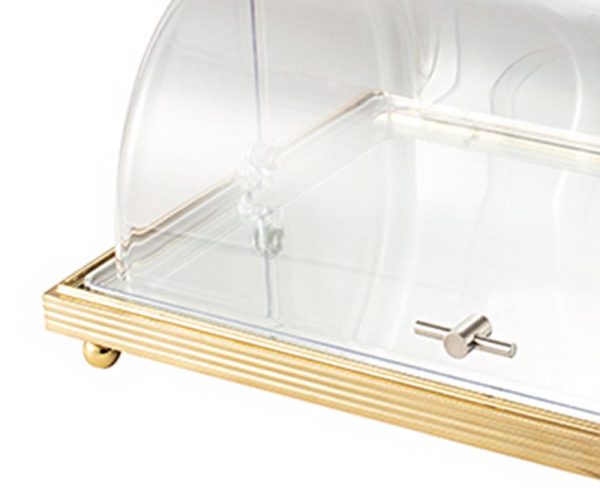 Imperus Tray with Roll Top Cover – Gold & Silver Options (58 x 39.5 x 23.5 cm) - Image 2