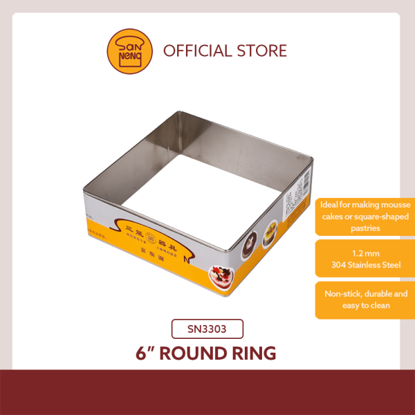 Sanneng Stainless Steel Cake Ring Square - Image 2