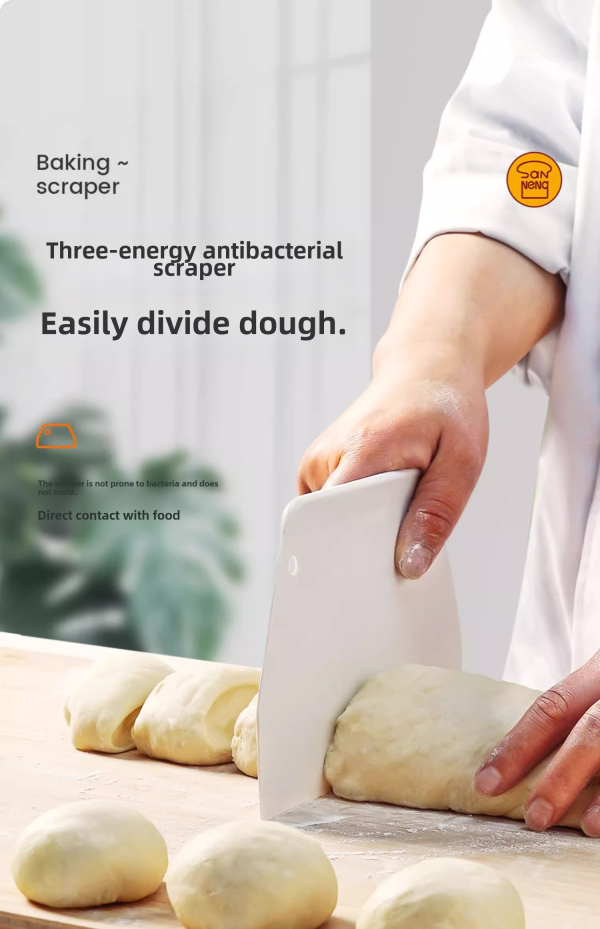 Sanneng Antibacterial Plastic Dough Scraper SN4051 - Image 3