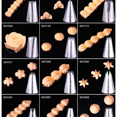 Sanneng Pastry Tips (Set of 12)(SN7014) - Image 5