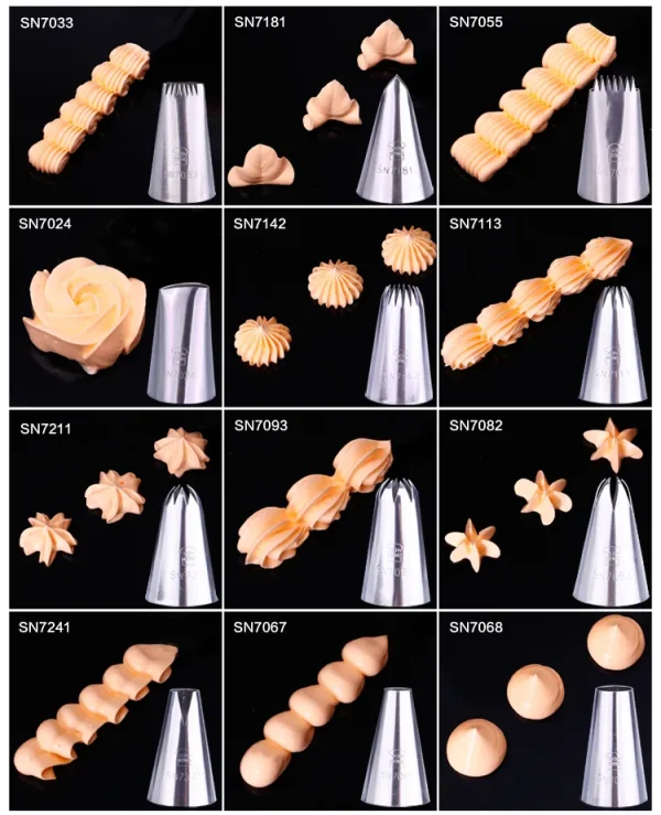 Sanneng Pastry Tips (Set of 12)(SN7014) - Image 5
