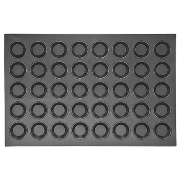 SANNENG SN9075 ALUSTEEL TART MOULD-40 INDENT (NON-STICK)