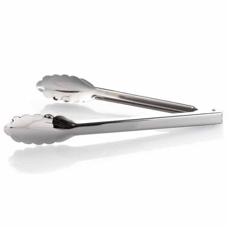 Imperus Utility Tongs  Stainless Steel 24 cm, 30 cm & 40 cm Sizes | Heavy-Duty, Heat-Resistant, Ergonomic Grip for Cooking, Grilling & Serving
