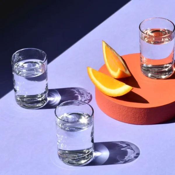 Krosno Vodka Shot Glasses | Set of 6 | 30 ML | Classic Cylindrical Design | Dishwasher Safe | Premium Transparent Glass - Image 2