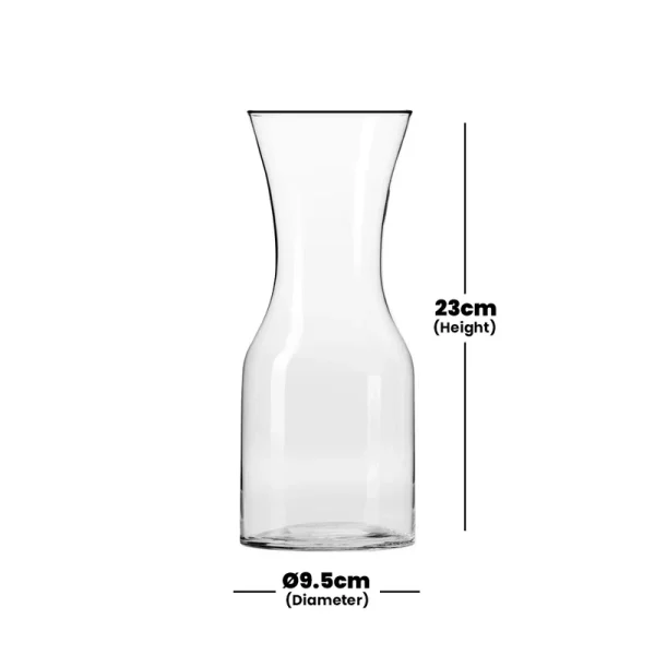 Krosno Glass Carafe | 900 ML | Elegant Minimalist Design | Dishwasher Safe | Perfect for Water, Wine, Juice & More - Image 6