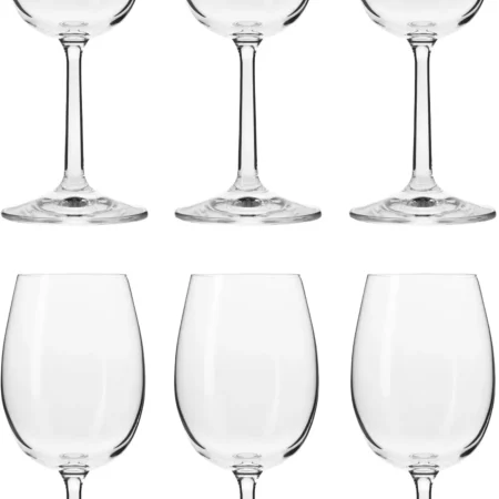 Krosno White Wine Glasses | Set of 6 | 250 ML | Pure Collection | Crystalline Glass | Dishwasher Safe | Elegant Long Stem Design - Image 4