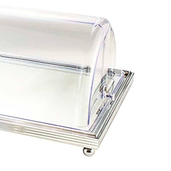 Imperus Tray with Roll Top Cover – Gold & Silver Options (58 x 39.5 x 23.5 cm) - Image 4