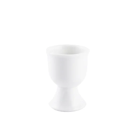 Zeno White Porcelain Egg Cup- 12 Pcs Set