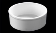 Zeno White Porcelain Butter Ramekin 7X3 Cm- 12 Pcs Set