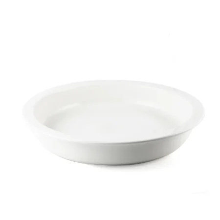Zeno White Porcelain Round Insert Platter 33 cm- 2 Pcs Set